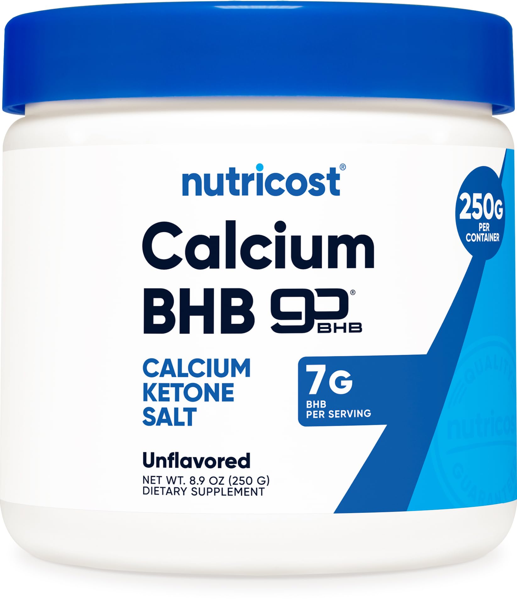 Nutricost Calcium BHB (250g) Unflavored - Calcium Ketone Salt - Non-GMO Gluten-Free - TrustMedUSA