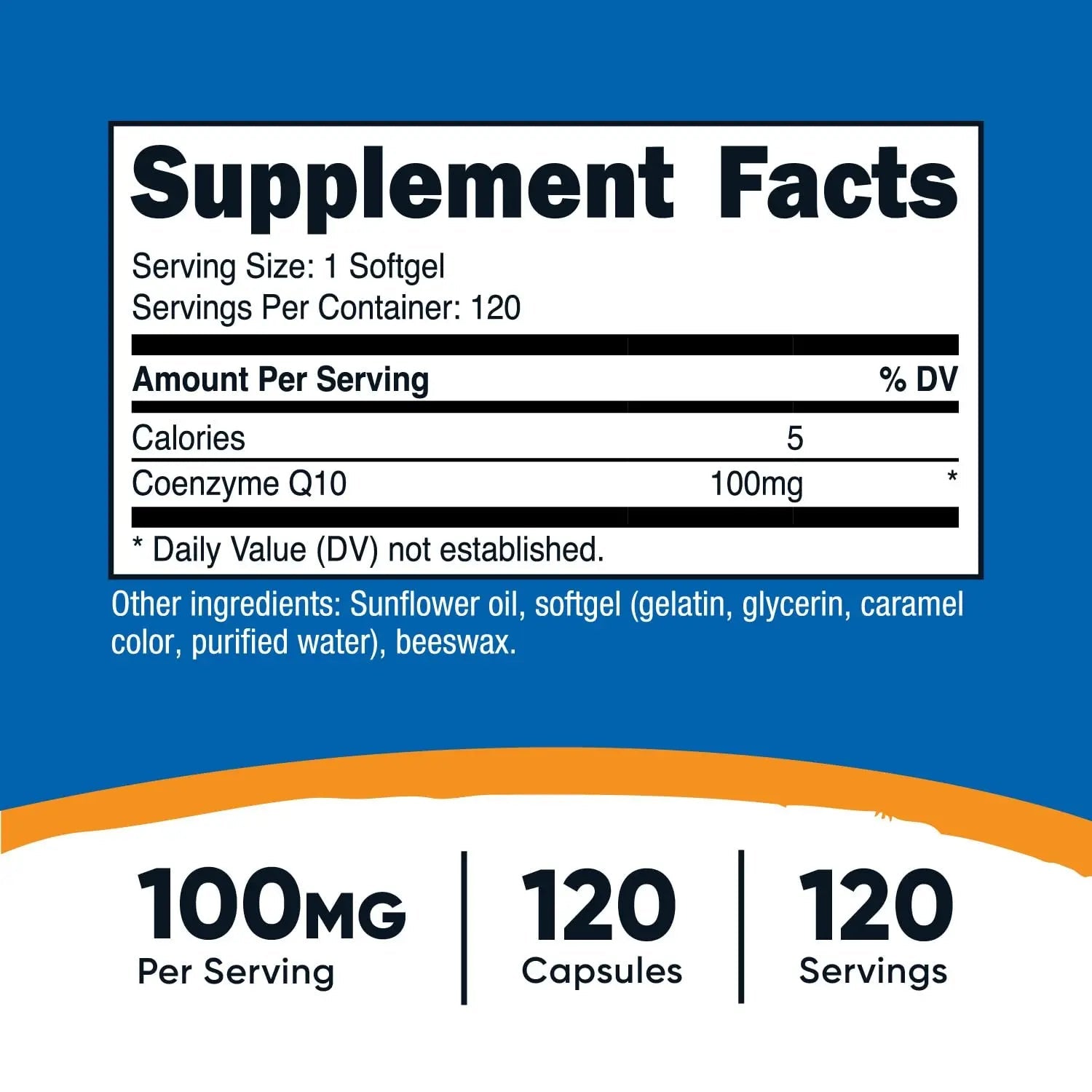 Nutricost CoQ10 Softgels (120 Servings / 100 Mg CoQ10 Per Serving) | Better Absorption - TrustMedUSA