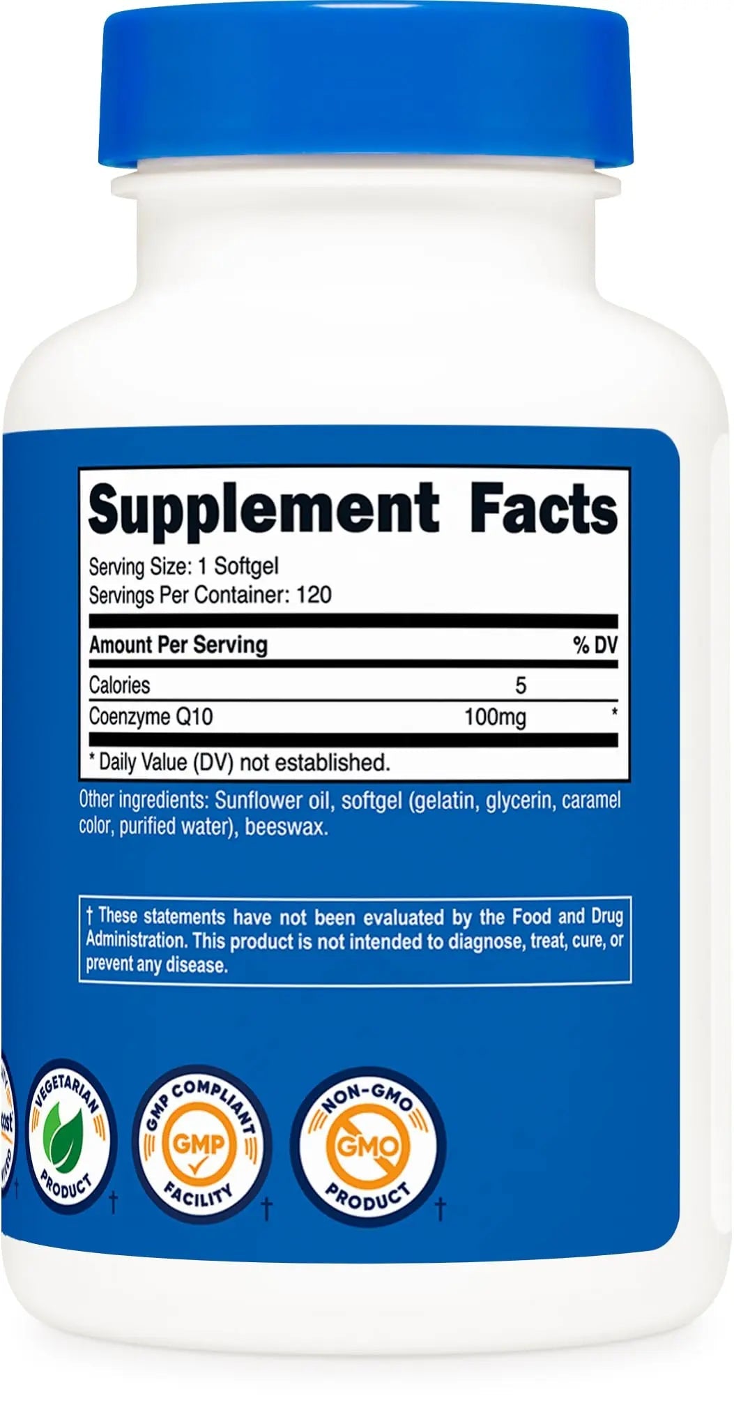 Nutricost CoQ10 Softgels (120 Servings / 100 Mg CoQ10 Per Serving) | Better Absorption - TrustMedUSA