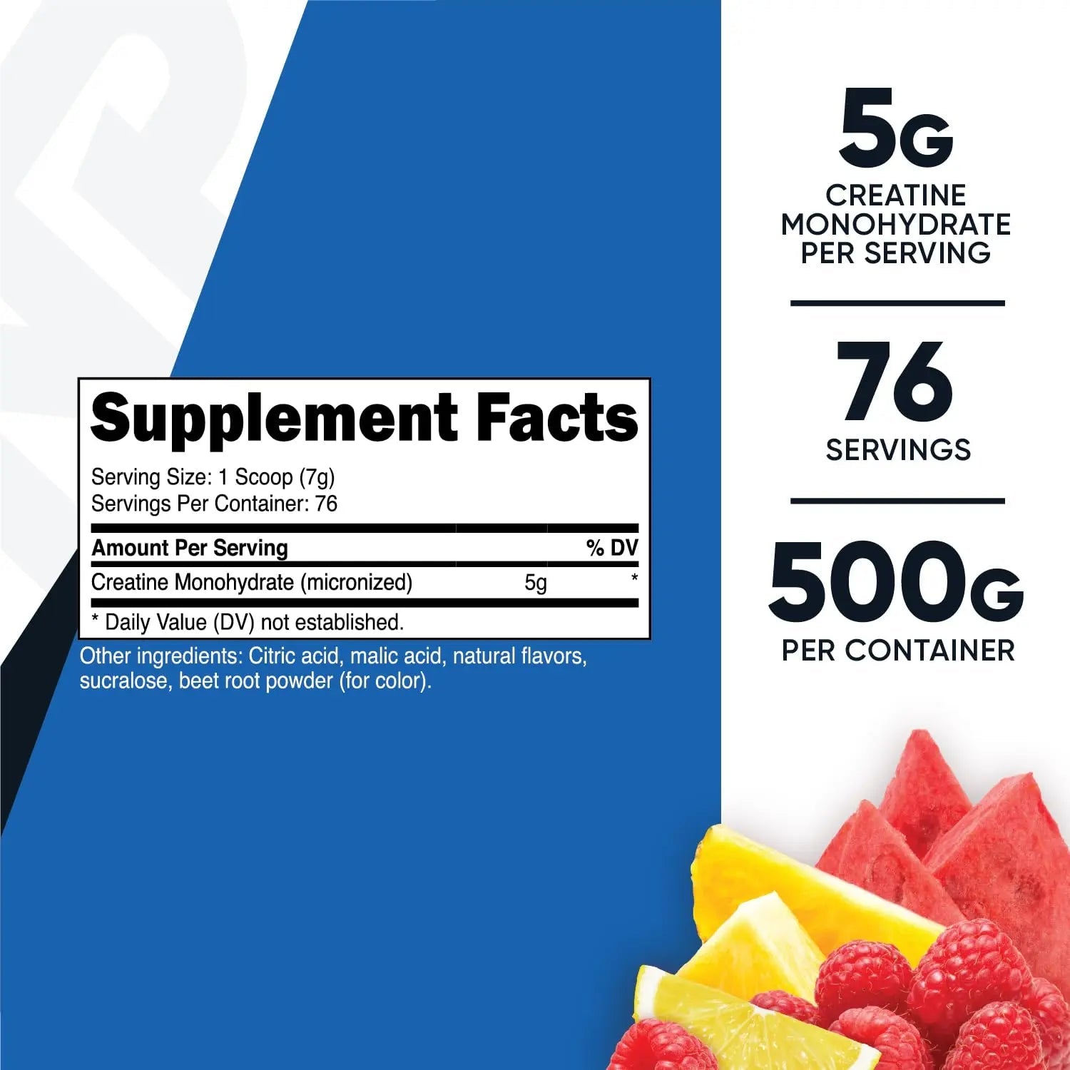 Nutricost Creatine Monohydrate Powder (Fruit Punch, 500 Gram) - TrustMedUSA