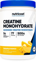 Nutricost Creatine Monohydrate Powder (Pineapple Mango, 500 Gram) - Micronized - TrustMedUSA