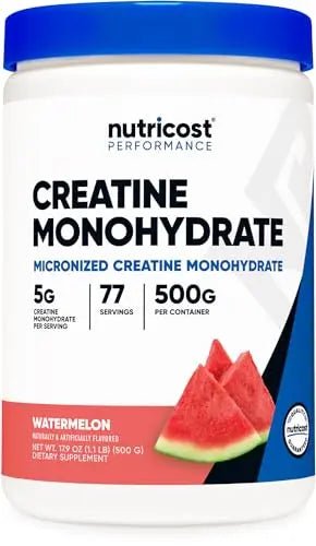 Nutricost Creatine Monohydrate Powder (Watermelon, 500 Gram) - Micronized Creatine - TrustMedUSA