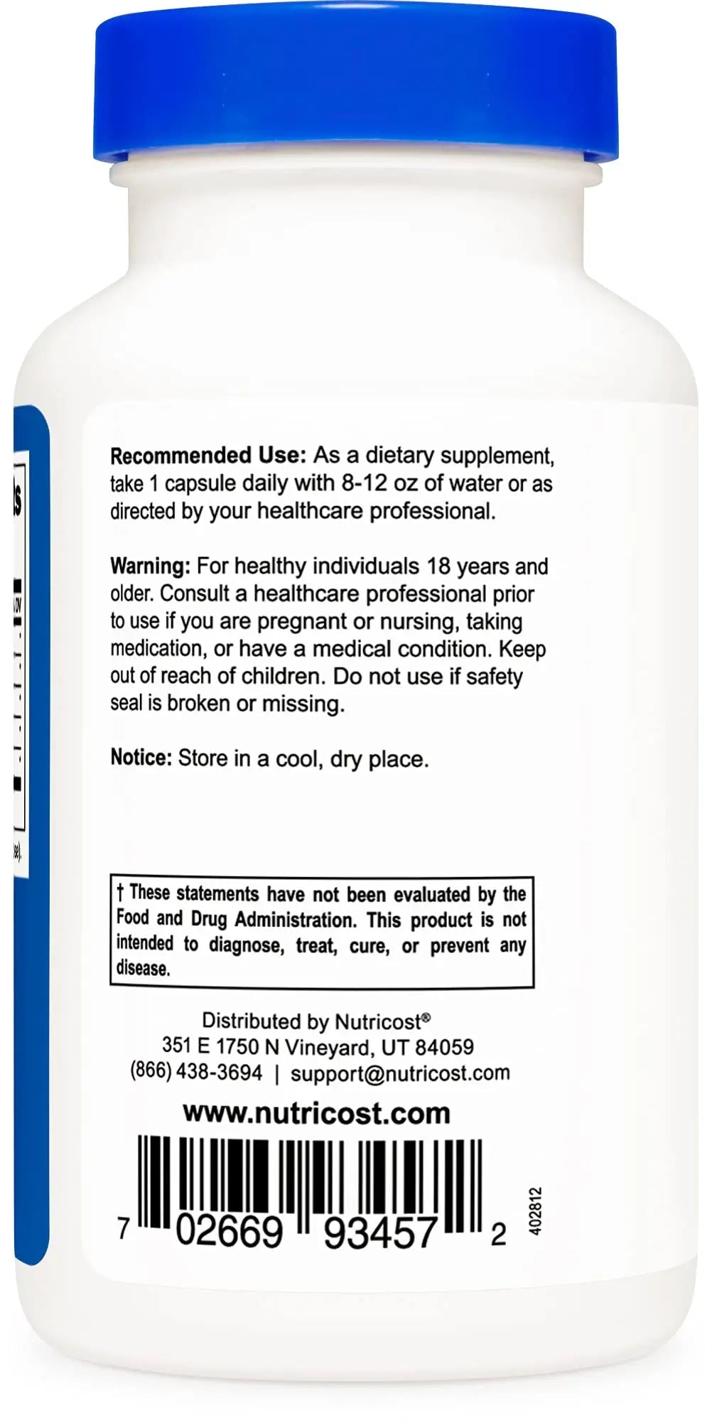 Nutricost Lactase Enzyme Complex 3,000 FCC ALU, 120 Veggie Capsules - Non-GMO - TrustMedUSA