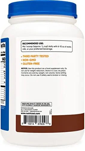 Nutricost Whey Protein Concentrate (Chocolate) 2LBS - Gluten Free & Non-GMO - TrustMedUSA