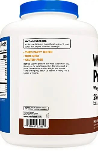 Nutricost Whey Protein Concentrate (Chocolate) 5LBS - TrustMedUSA