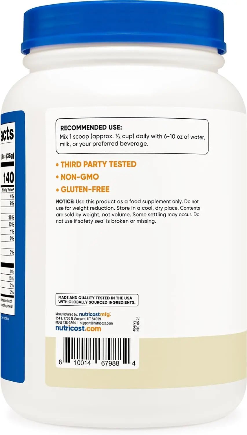 Nutricost Whey Protein Concentrate (Vanilla) 2LBS - TrustMedUSA