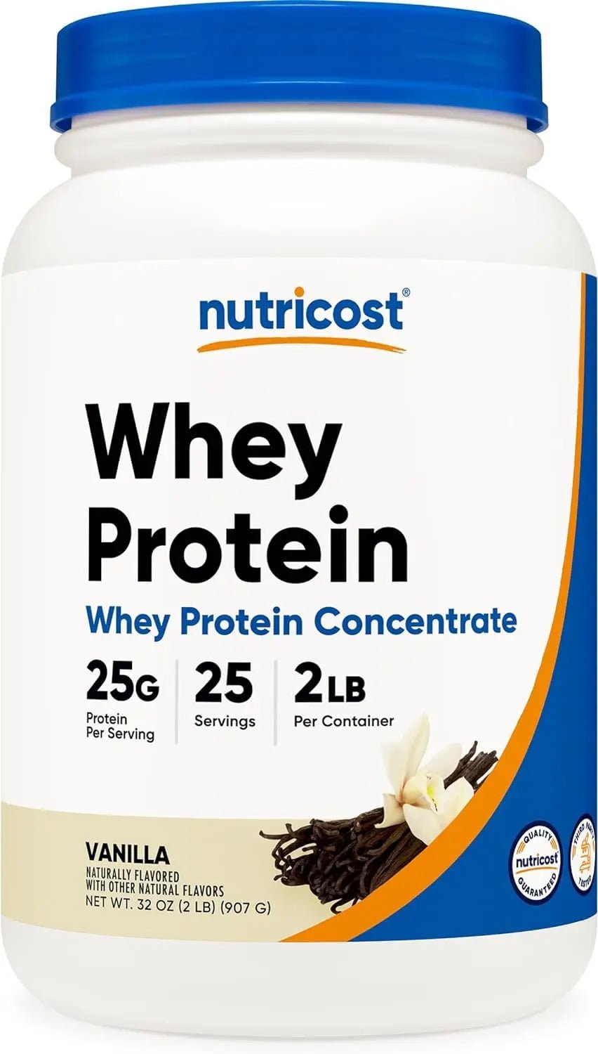 Nutricost Whey Protein Concentrate (Vanilla) 2LBS - TrustMedUSA