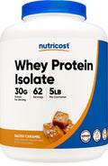 Nutricost Whey Protein Isolate (Salted Caramel, 5LBS) - TrustMedUSA