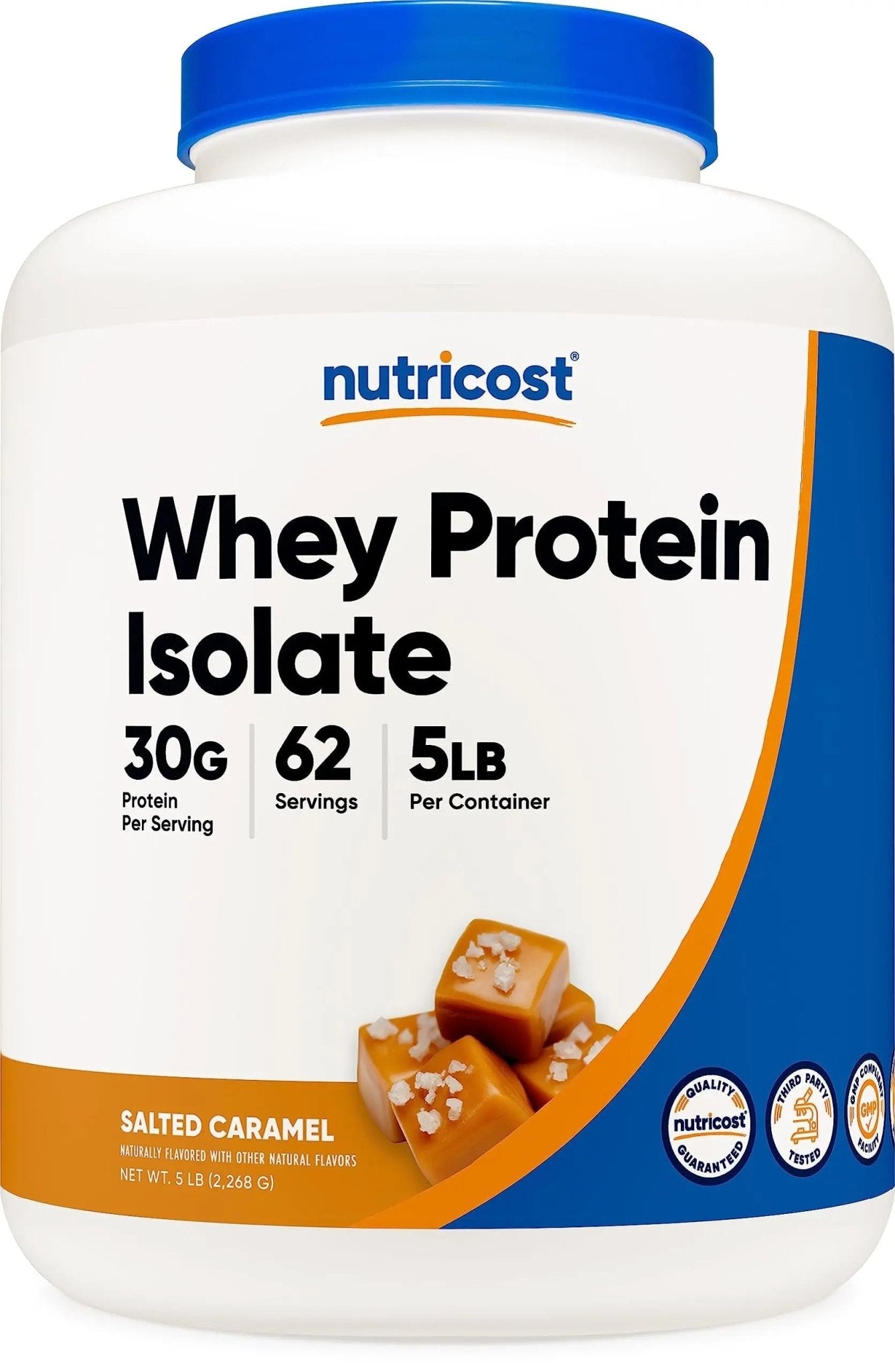 Nutricost Whey Protein Isolate (Salted Caramel, 5LBS) - TrustMedUSA