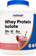 Nutricost Whey Protein Isolate (Strawberry Milkshake) 5LBS - TrustMedUSA