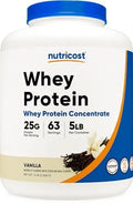 Nutricost Whey Protein Supplement Powder, Vanilla, 5 pounds - TrustMedUSA