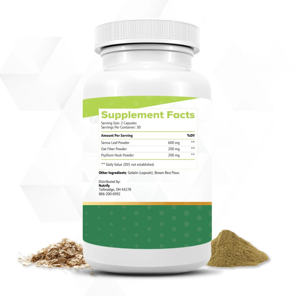 NutriFlush - Powerful Colon Support & Gut Cleanse Formula, High Absorption, GMO Free, Made in USA - TrustMedUSA