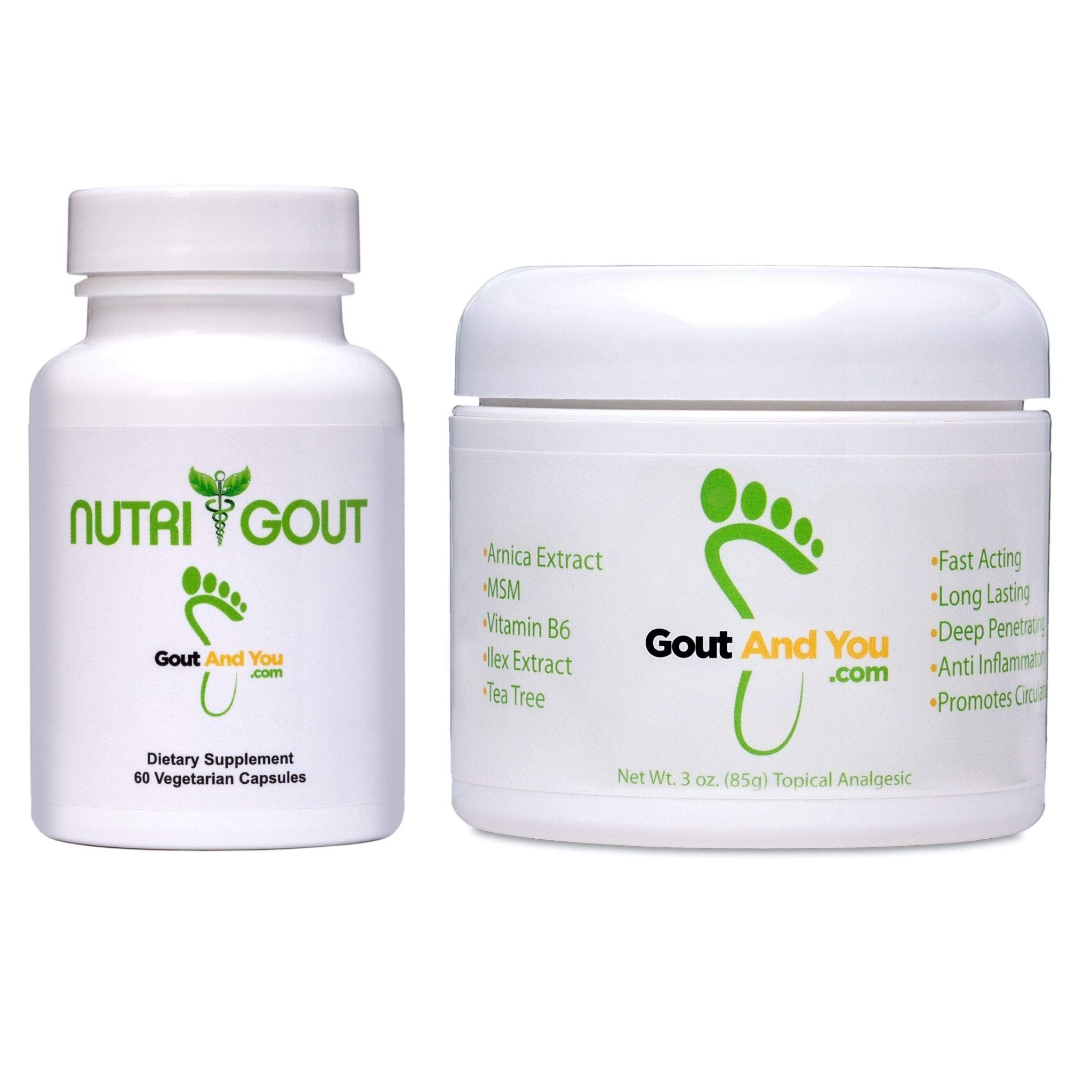Nutrigout and Joint & Muscle Relief Cream - TrustMedUSA