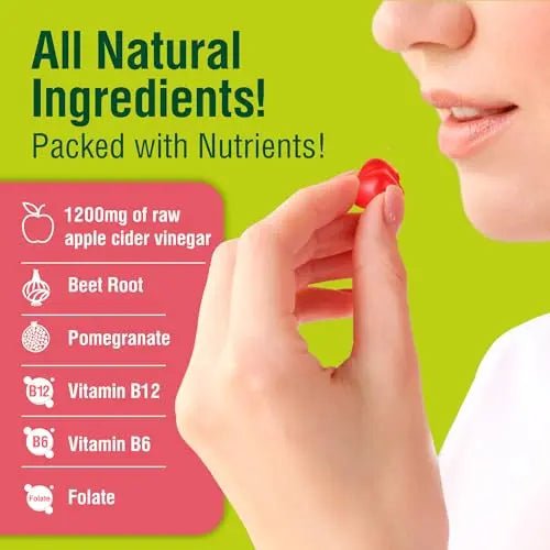 NutriKrisp Organic Keto ACV Gummy for Weight Loss - Sugar & Gluten Free Apple Cider - TrustMedUSA