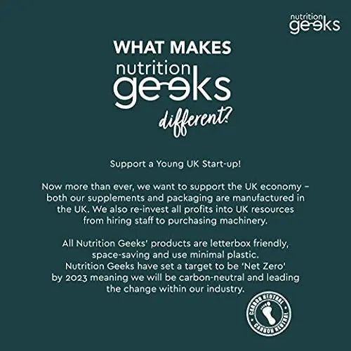 Nutrition Geeks Biotin Hair Growth Supplement - 180 Tablets Enhanced with Zinc - TrustMedUSA