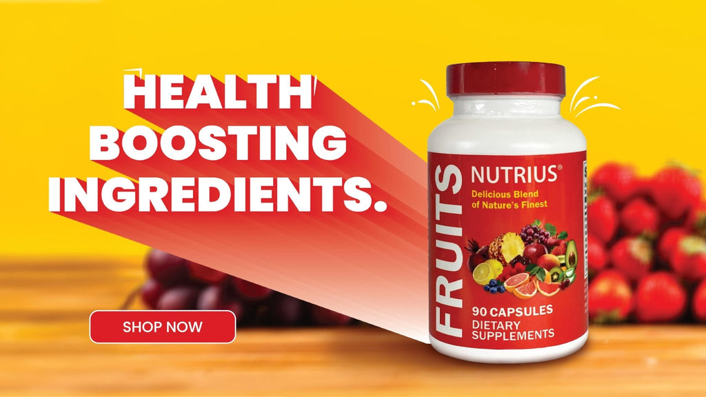 Nutrius Fruits Delicious Blend of Nature's Finest - 90 Capsules Dietary Supplements - TrustMedUSA