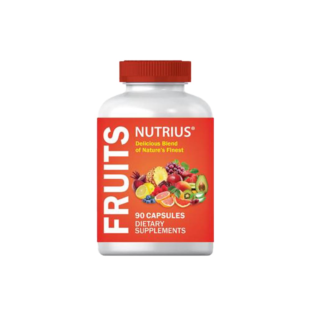 Nutrius Fruits Delicious Blend of Nature's Finest - 90 Capsules Dietary Supplements - TrustMedUSA