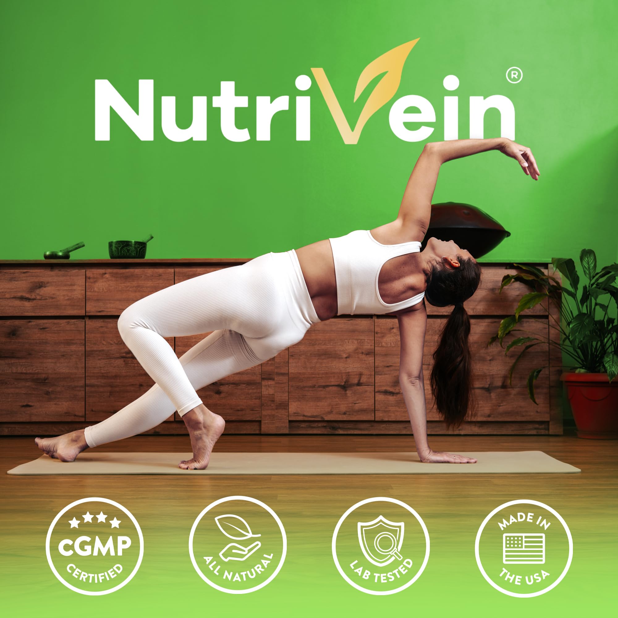 Nutrivein Premium DIM Supplement 400 mg Daily - 120 Servings (120 Capsules): Diindolylmethane for Women and Men - Plus Bioperine - Estrogen Supplement - Menopause and Middle Age Support - TrustMedUSA