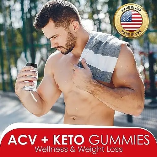 Nutrocell Simpli Health ACV Ketos Gummies Keto Apple Cider Vinegar 1050mg - TrustMedUSA