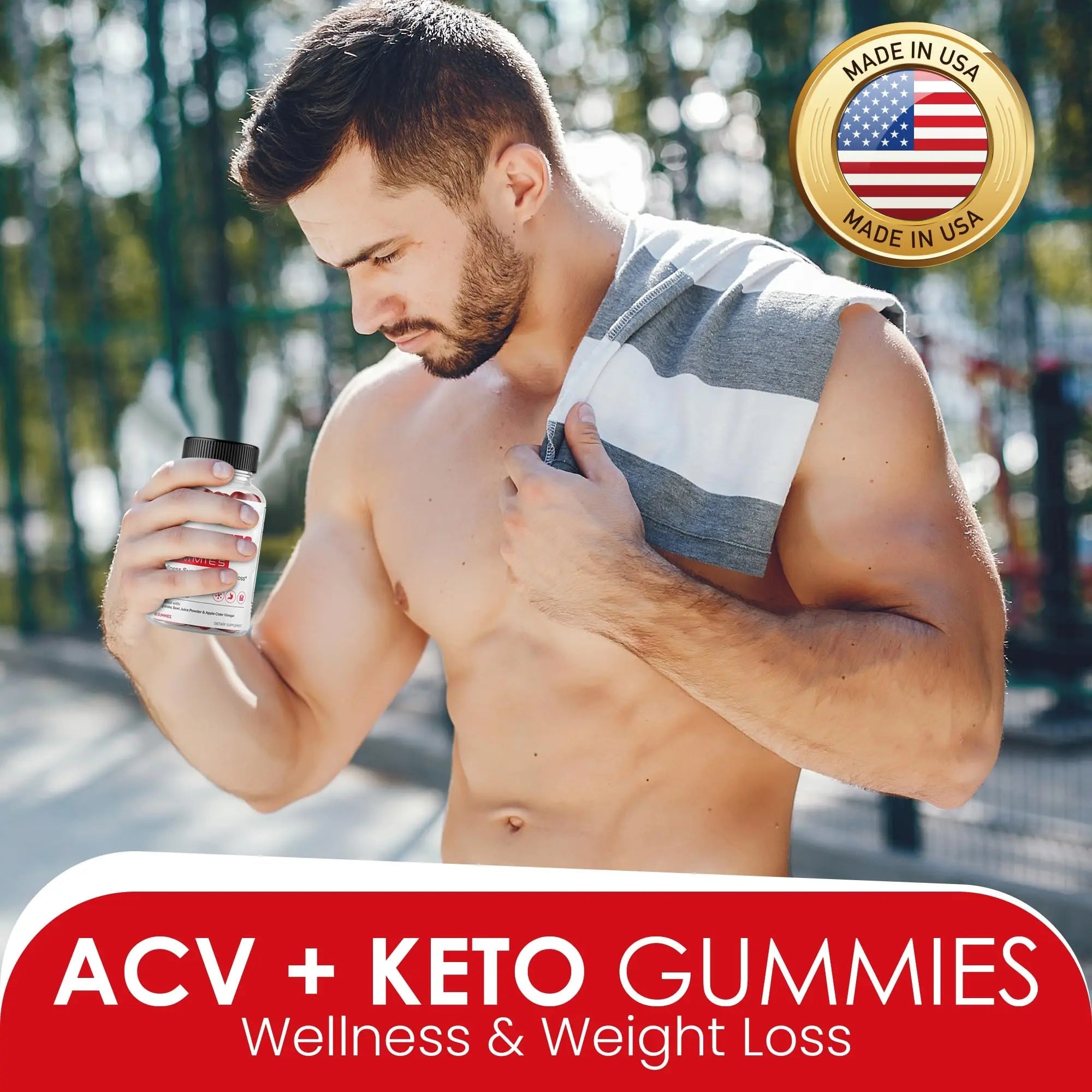 Nutrocell Simpli Health ACV Ketos Gummies Keto Apple Cider Vinegar 1050mg, Simplihealth - TrustMedUSA
