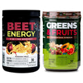 Nutrology Greens & Fruits Powder-Naturally Sourced Superfood, Chocolate (30 Servings) Beet Natural O2, Pre Workout Powder, Passion Fruit Flavor (30 Servings) - TrustMedUSA