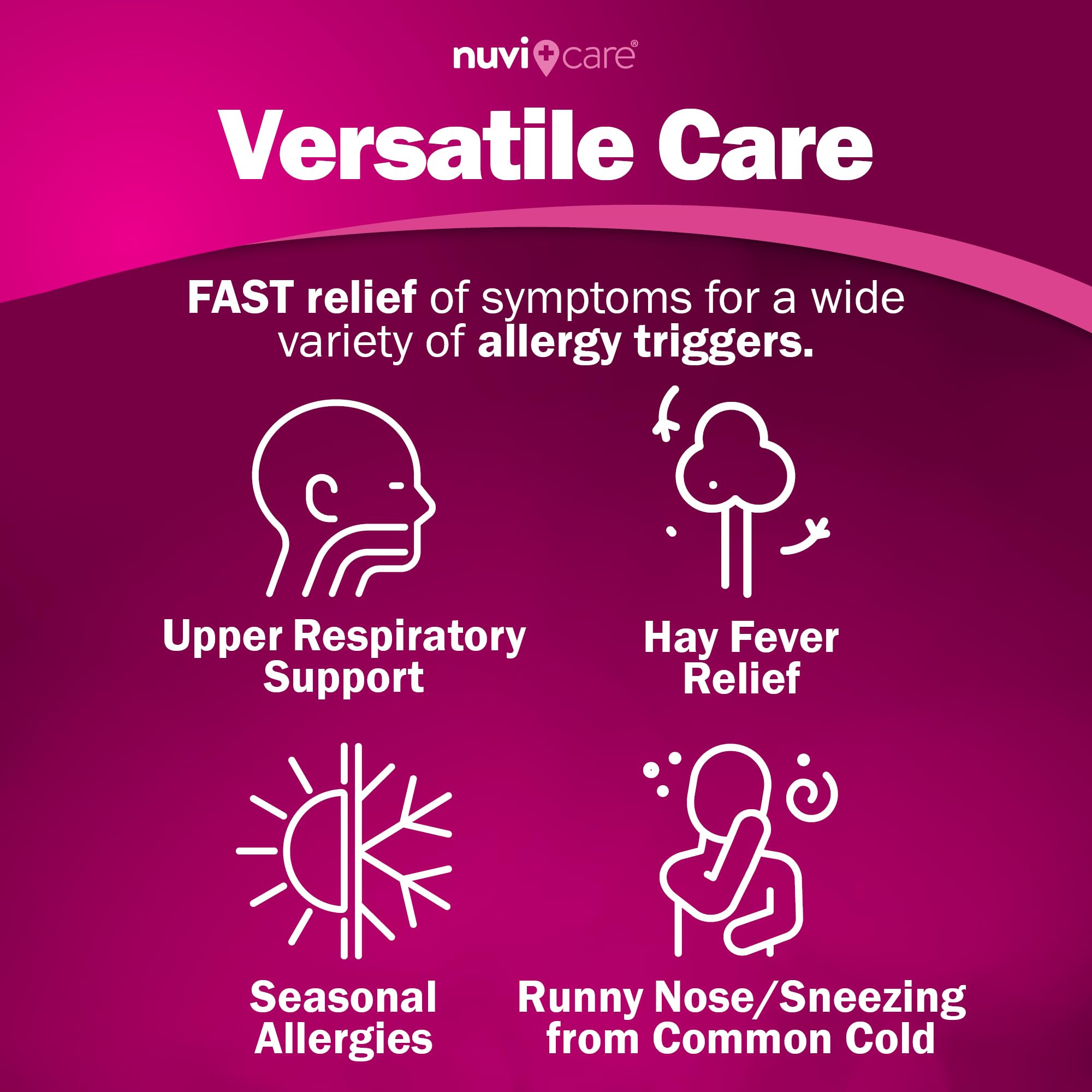 NUVICARE Allergy Relief Tablets - Diphenhydramine 25mg Antihistamine Tablets for Runny Nose, Sneezing, Itchy Eyes & Throat - Compare to Benadryl Allergy Meds - OTC Adult Allergy Medicine (300 Count) - Maple Wellness Supplements