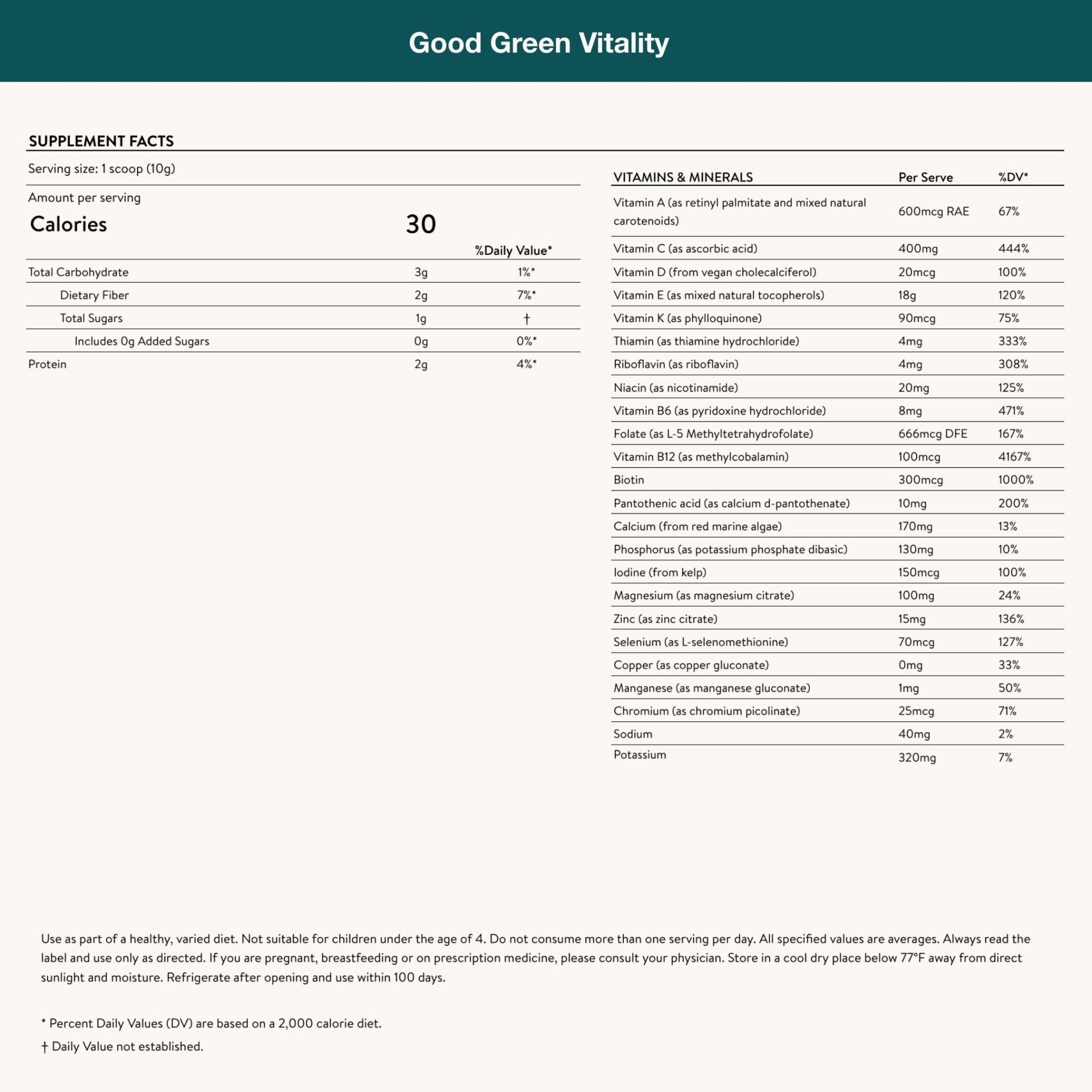 Nuzest Greens Powder Good Green Vitality – Vitamins, Minerals & Superfoods – Vegan Multivitamin Supplement (300g) - TrustMedUSA