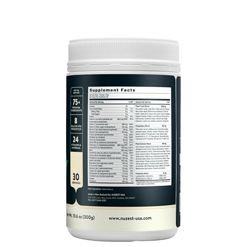 Nuzest Greens Powder Good Green Vitality – Vitamins, Minerals & Superfoods – Vegan Multivitamin Supplement (300g) - TrustMedUSA