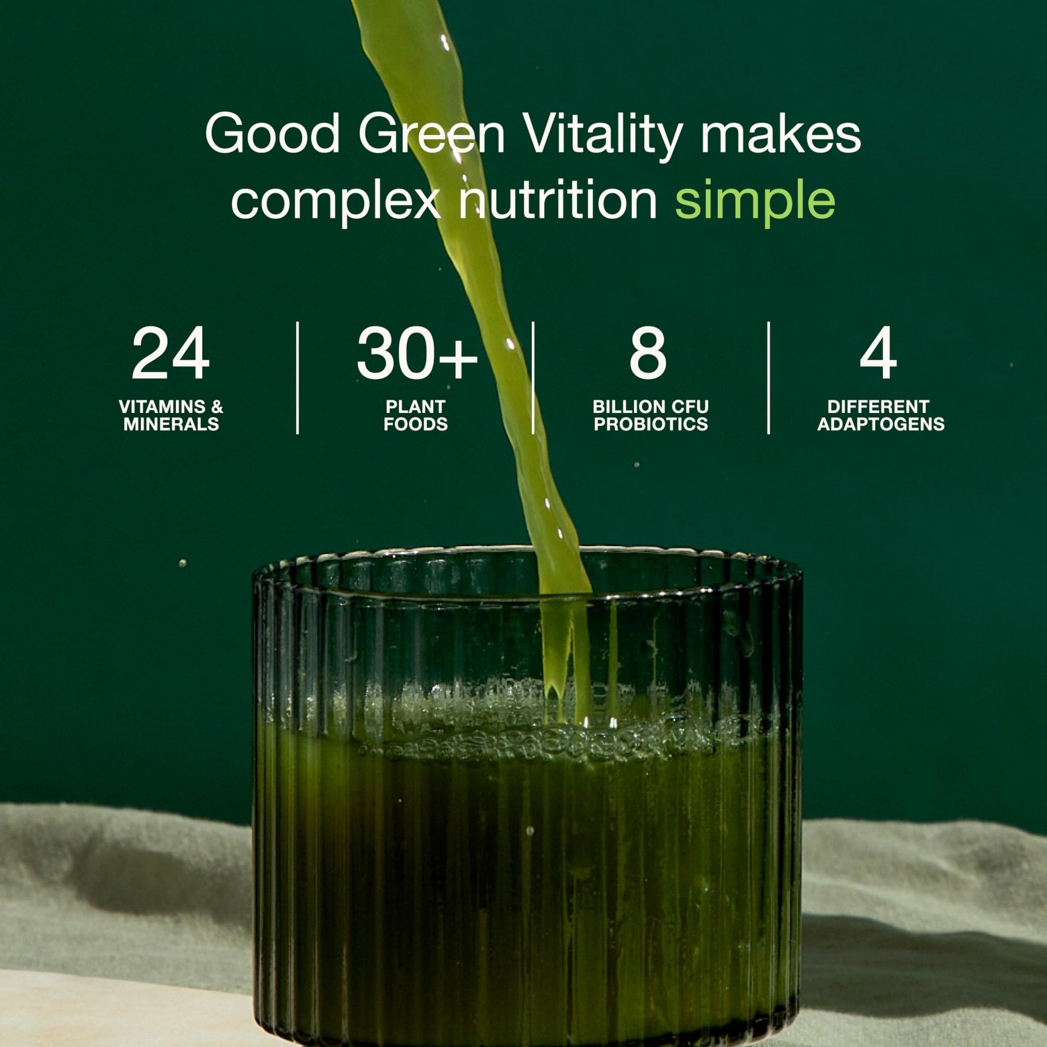 Nuzest Greens Powder Good Green Vitality – Vitamins, Minerals & Superfoods – Vegan Multivitamin Supplement (300g) - TrustMedUSA