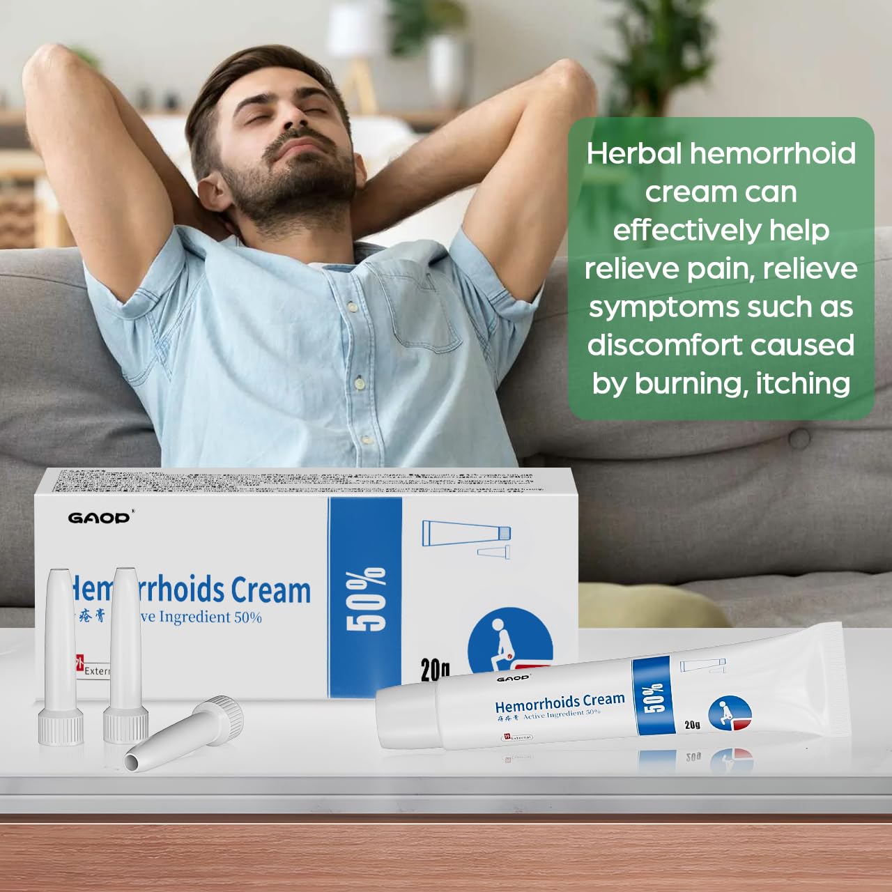 NXHMSWYG Hemorrhoid Cream, Fissure Ointment Body Care Cream Helps to Relieve Pain&Reduce Burning for Men and Women (2pcs) - TrustMedUSA