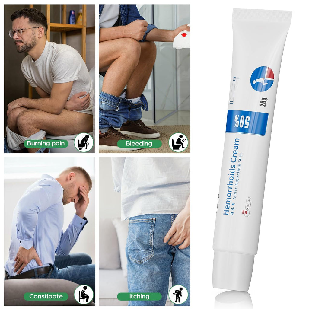 NXHMSWYG Hemorrhoid Cream, Fissure Ointment Body Care Cream Helps to Relieve Pain&Reduce Burning for Men and Women (2pcs) - TrustMedUSA