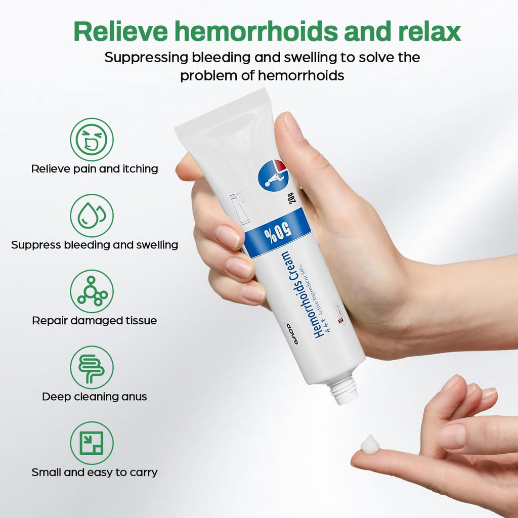 NXHMSWYG Hemorrhoid Cream, Fissure Ointment Body Care Cream Helps to Relieve Pain&Reduce Burning for Men and Women (2pcs) - TrustMedUSA