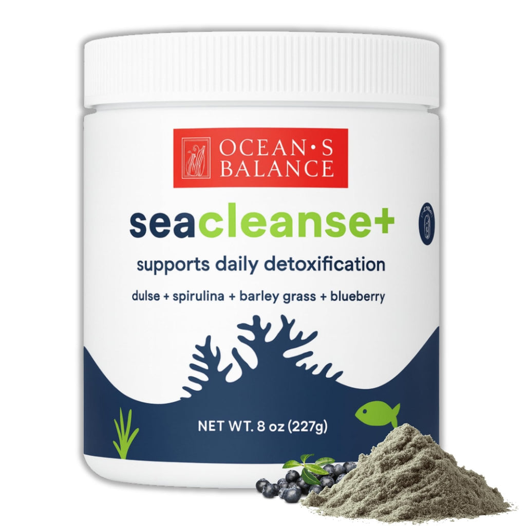 Ocean's Balance Seacleanse+ Daily Detox Cleanse Powder | Gut Health & Immune Support | Supports Gentle Cleanse & Vitality | 8oz - TrustMedUSA