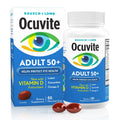 Ocuvite 50+ Eye Vitamin & Mineral Supplement, Multivitamin for Vision & Ocular Health with Omega-3, Zinc, Vitamins C & E, Lutein & Zeaxanthin, Zinc Supplements for Women and Men, 50 Softgels - TrustMedUSA