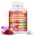 Oeaqeff Liposomal Saffron Supplements -11 in 1 100% Pure Saffron Extract 88.5 mg Maximum Absorption for Mood, Energy & Vision,Vegan, Non-GMO - 60 Vegan Capsules (1) - TrustMedUSA