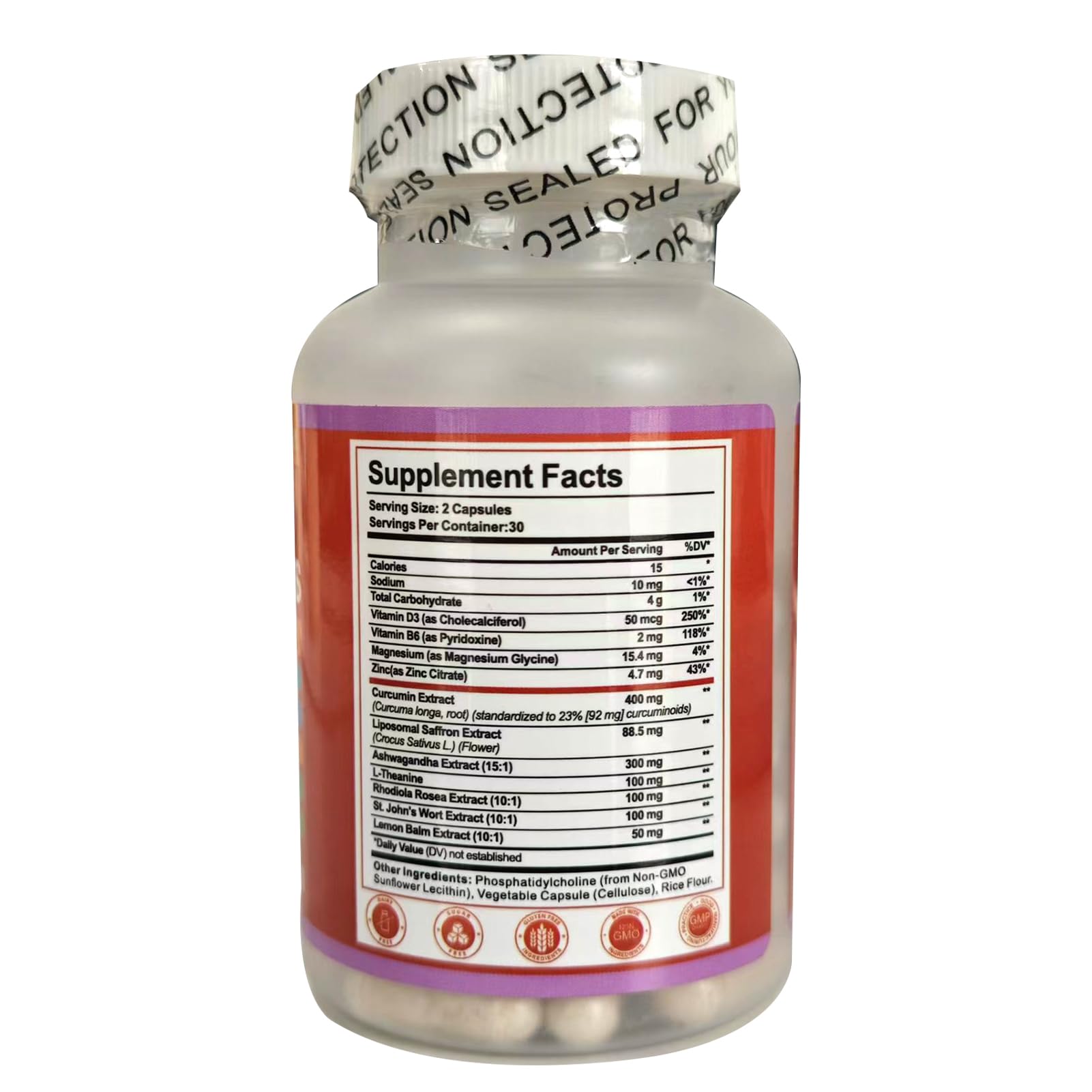 Oeaqeff Liposomal Saffron Supplements -11 in 1 100% Pure Saffron Extract 88.5 mg Maximum Absorption for Mood, Energy & Vision,Vegan, Non-GMO - 60 Vegan Capsules (1) - TrustMedUSA