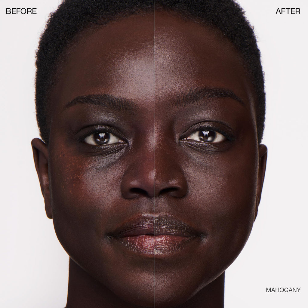Ogee Complexion Perfecting Liquid Foundation - Lightweight Tinted Moisturizer For Face (Mahogany 14.5N - Deep Cocoa (Rich Undertones) - with Vitamin C & Jojoba Oil - Certified Organic & Made in USA - TrustMedUSA