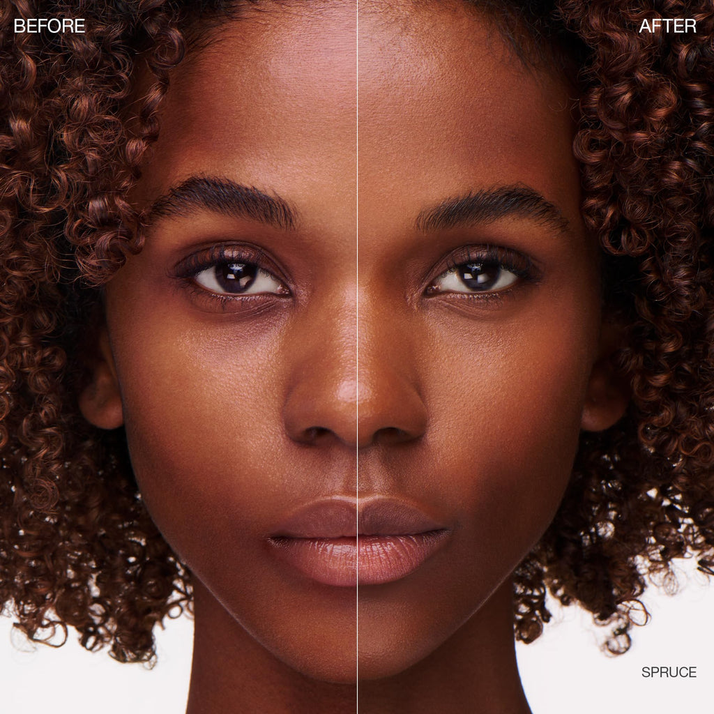 Ogee Complexion Perfecting Liquid Foundation - Lightweight Tinted Moisturizer For Face (Spruce 12.75N - Deep, Bronze Undertones) - with Vitamin C & Jojoba Oil - Certified Organic & Made in USA - TrustMedUSA