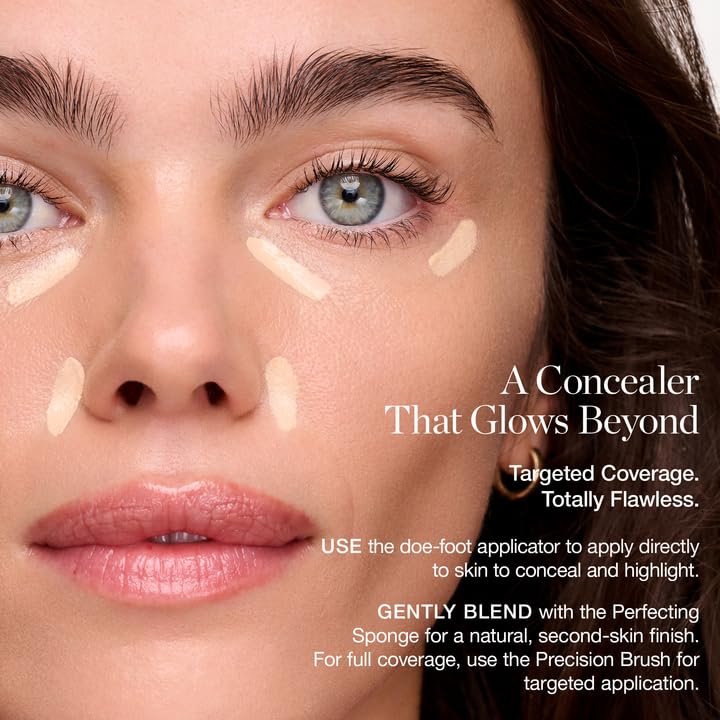Ogee Complexion Perfecting Under Eye Concealer - Certified Organic Full Coverage Concealer - Buildable Coverage - OSIER 1.75W - Light Medium (Olive Undertones) - TrustMedUSA