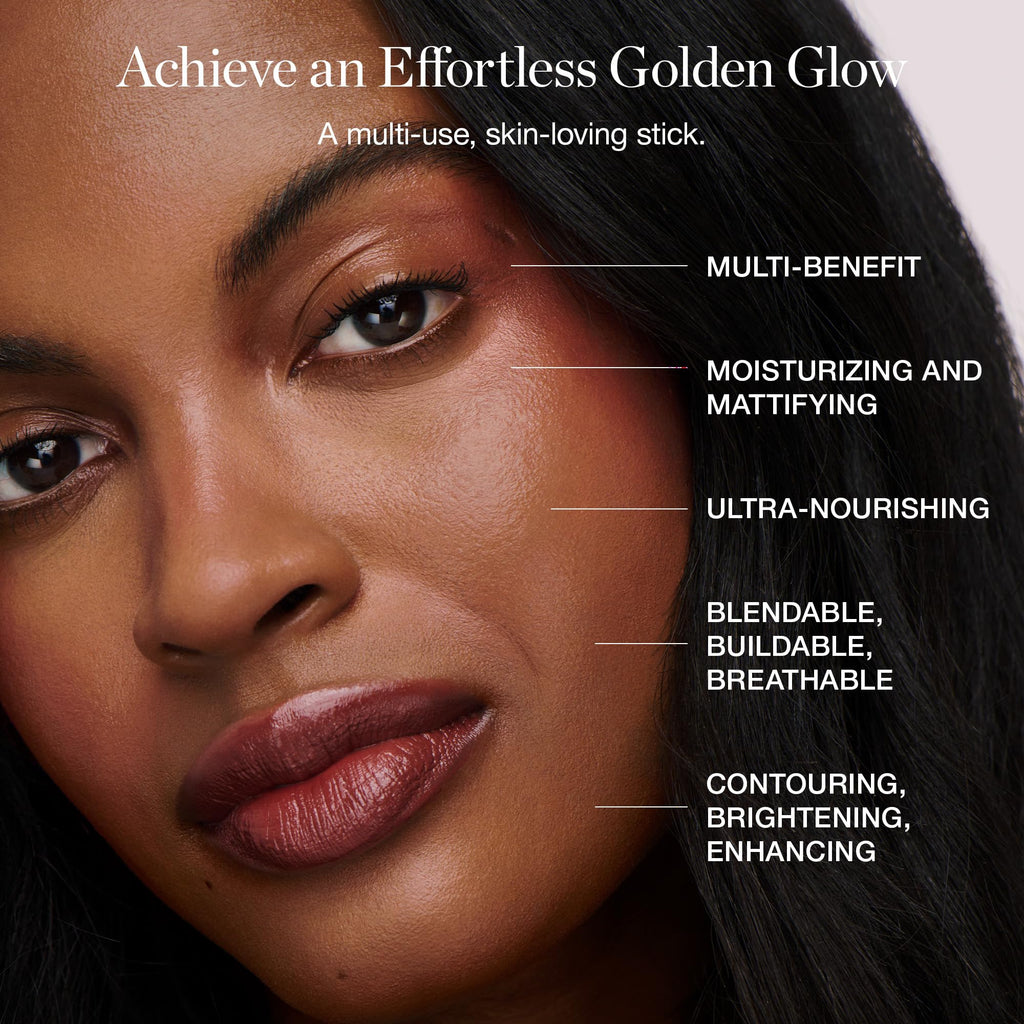 Ogee Sculpted Face Stick (ROSE QUARTZ - ROSE BLUSH) Certified Organic Blush Stick - Multi-Use Cream Blush Stick for Cheeks, Lips & Face - TrustMedUSA