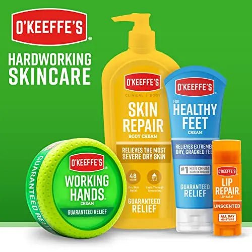 O'Keeffe's for Healthy Feet Foot Cream, Guaranteed Relief for Extremely Dry, Cracked Feet - TrustMedUSA