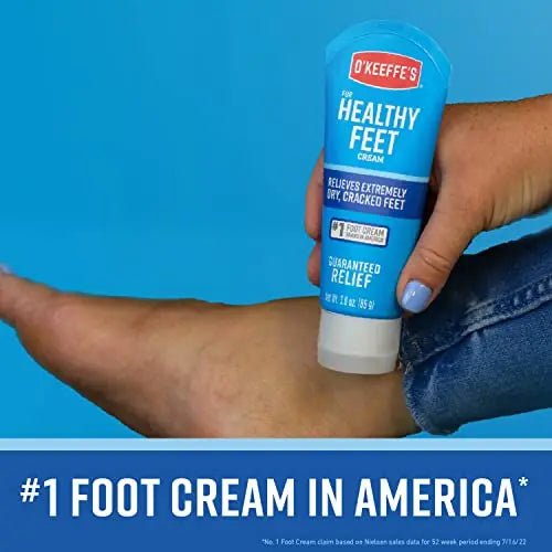 O'Keeffe's for Healthy Feet Foot Cream, Guaranteed Relief for Extremely Dry, Cracked Feet - TrustMedUSA