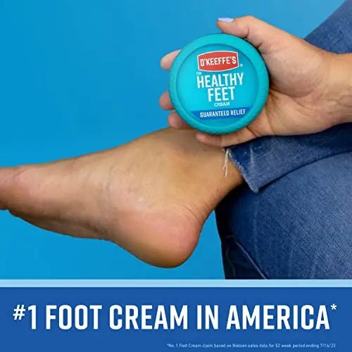 O'Keeffe's for Healthy Feet Foot Cream, Guaranteed Relief for Extremely Dry, Cracked Feet - TrustMedUSA