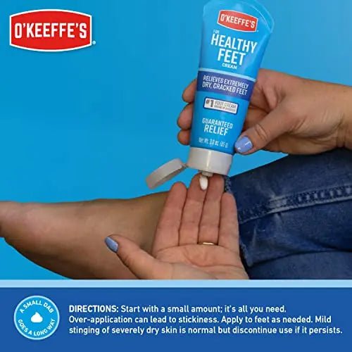 O'Keeffe's for Healthy Feet Foot Cream, Guaranteed Relief for Extremely Dry, Cracked Feet - TrustMedUSA