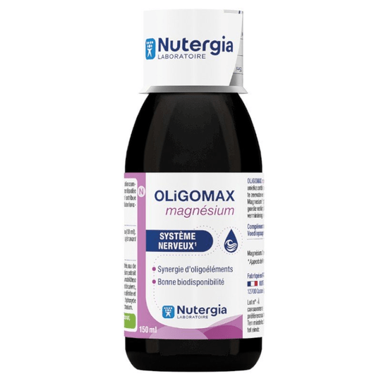 OLIGOMAX Magnesium 56 mg 150ml - Laboratoire Nutergia - TrustMedUSA