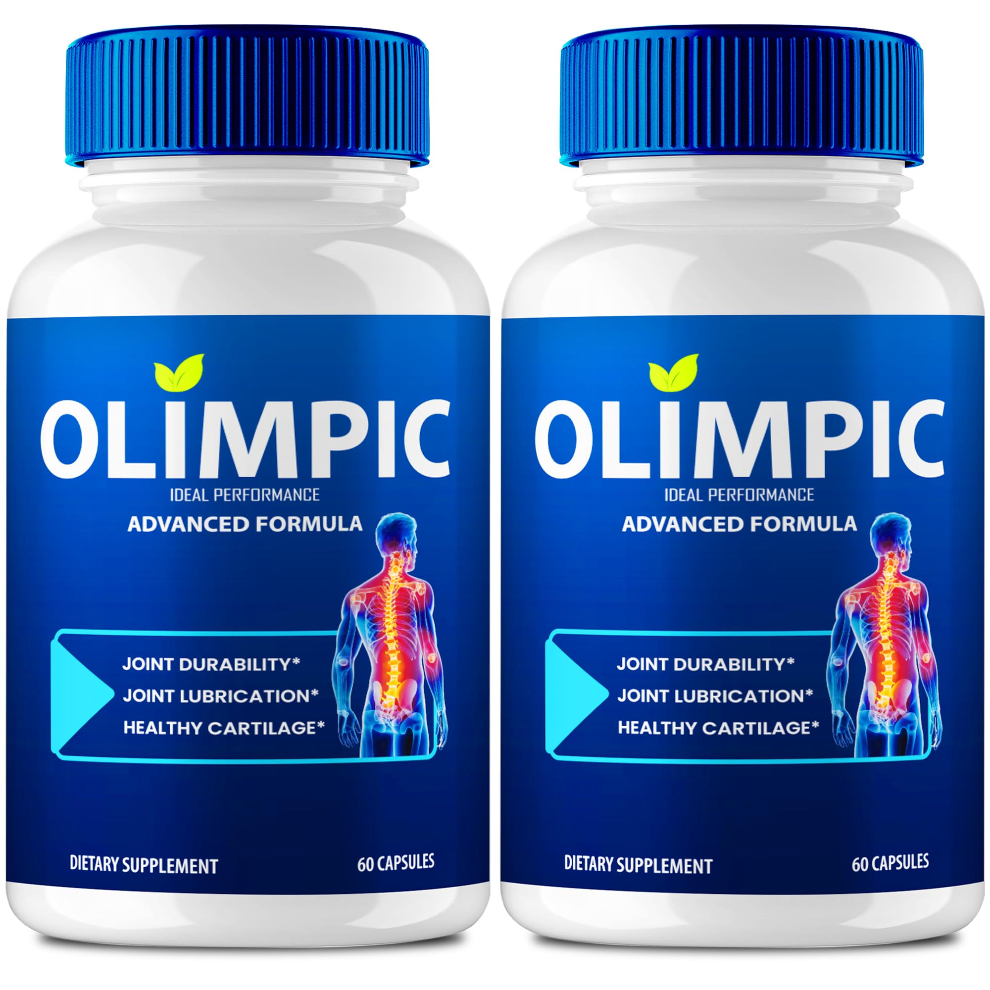 Olimpic Capsules, Advanced Joint Support Supplement Pills for Mobility and Comfort - Maximum Strength, Official Olim Pic Joint Support All Natural Formula, Premium Olim-Pic Reviews (2 Pack) - TrustMedUSA