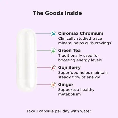 OLLY Combat Cravings, Metabolism & Energy Support Supplement,1000 mcg Chromium - TrustMedUSA