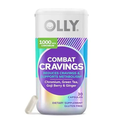 OLLY Combat Cravings, Metabolism & Energy Support Supplement,1000 mcg Chromium - TrustMedUSA