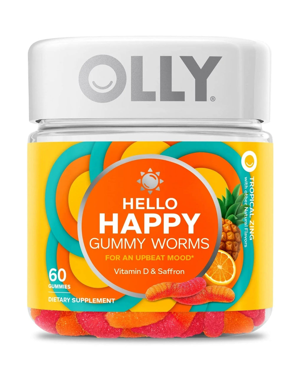 OLLY Fiber Gummy Rings, 5g Prebiotic Fiber, FOS (Fructo-oligosaccharides), Digestive - TrustMedUSA