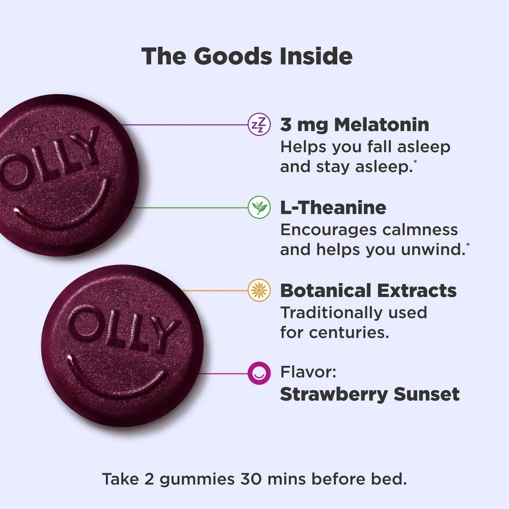 OLLY Sleep & Men's Multivitamin Gummy Bundles, Melatonin & Vitamin Supplements - TrustMedUSA